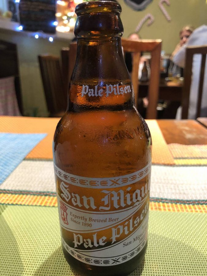 长滩岛上的特色啤酒，很多时间都在喝这个