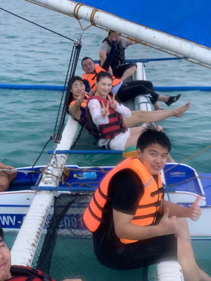 海上别人拍的照片