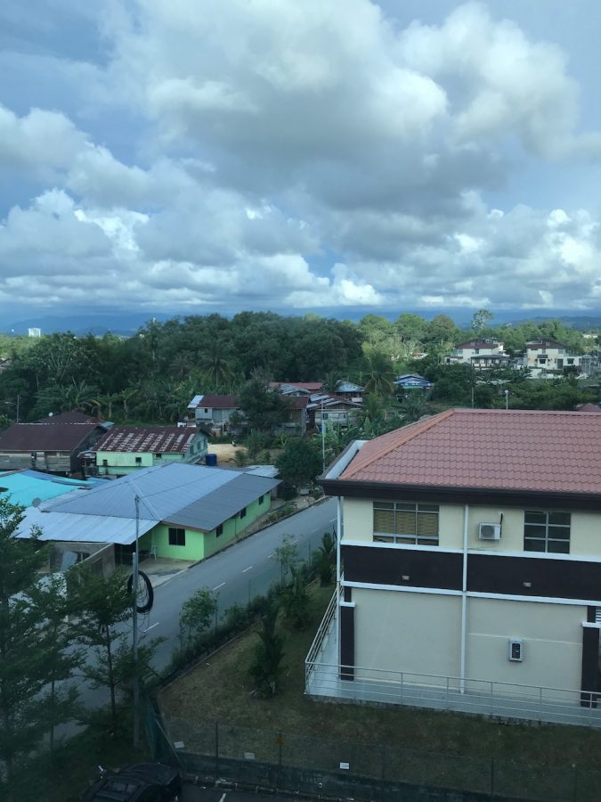 酒店外面的风景